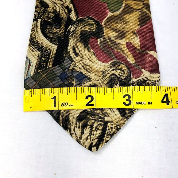 Rooster Vintage Polo Horse Tie West End Collection USA Equestrian Antique Frame - Picture 8 of 8